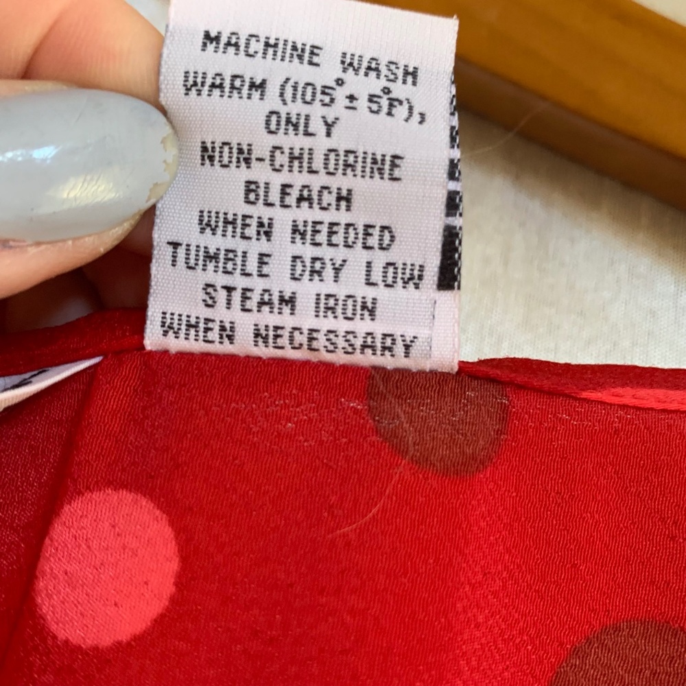 Pretty Pink Polka Dot Column Dress in Red - Size XL - Picture 7 of 12